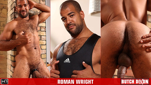 Roman Wright Black Hairy Muscle Man big fat cock download full movie gallery here