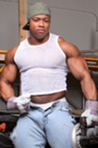 Black naked Ron Hamilton thumb 001 Ripped Muscle Bodybuilder Strips Naked and Strokes His Big Hard Cock for at Muscle Hunks photo1 - Muscle Hunks - Ron Hamilton Gallery