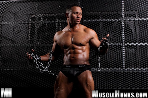 Hunky black bodybuilder Devon Ford 001 Ripped Muscle Bodybuilder Strips Naked and Strokes His Big Hard Cock for at Muscle Hunks photo1 - Hunky black bodybuilder Devon Ford at Muscle Hunks