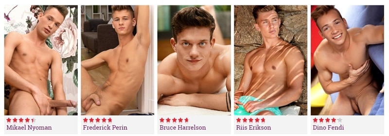 Freshmen Gay Twink Porn 1 - Hottie young stud Jamie Eliot’s huge thick uncut cock bareback fucking sexy bottom boy Bruce Harrelson